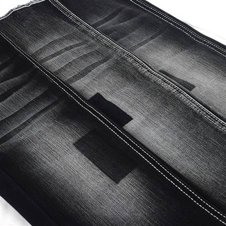 Y021#black Twill Stretch denim